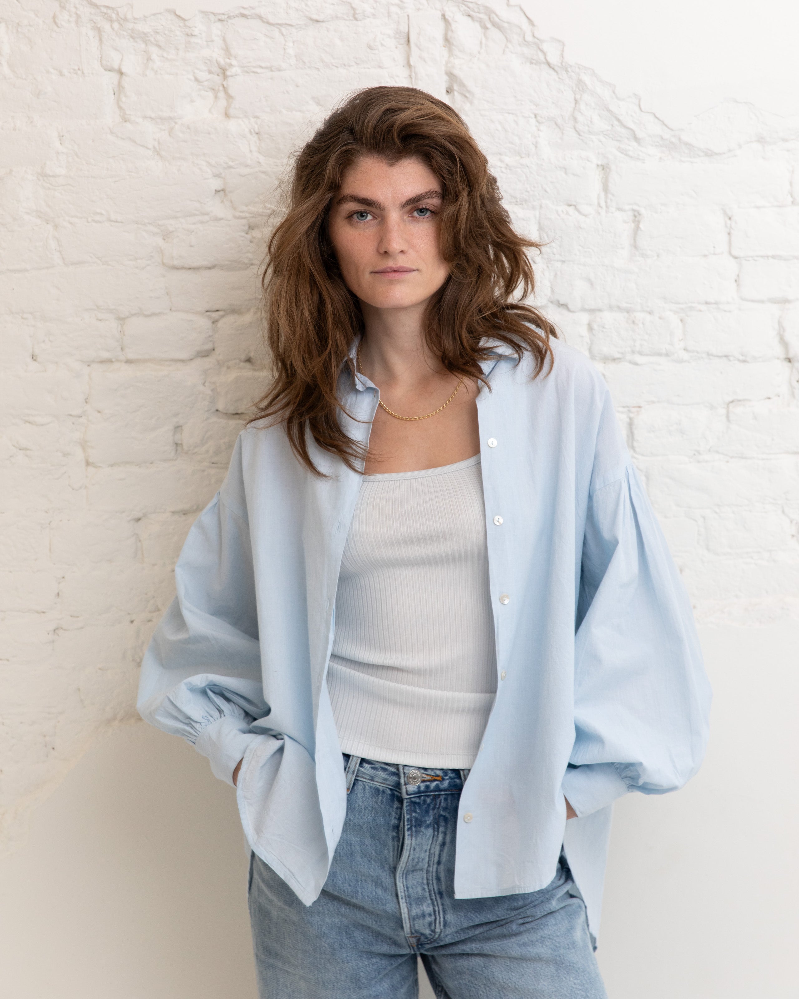 Sarah blouse - Light blue