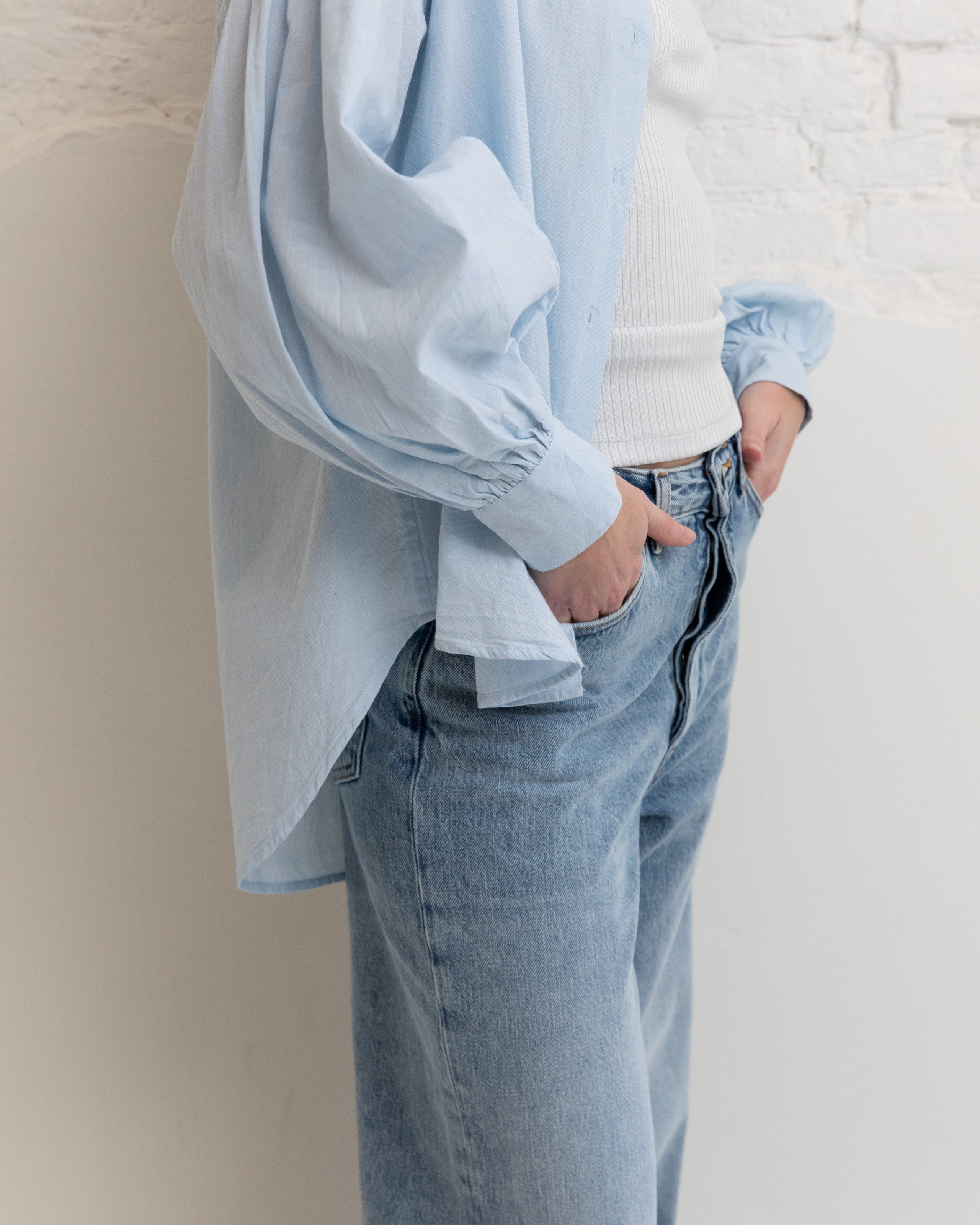 Sarah blouse - Light blue