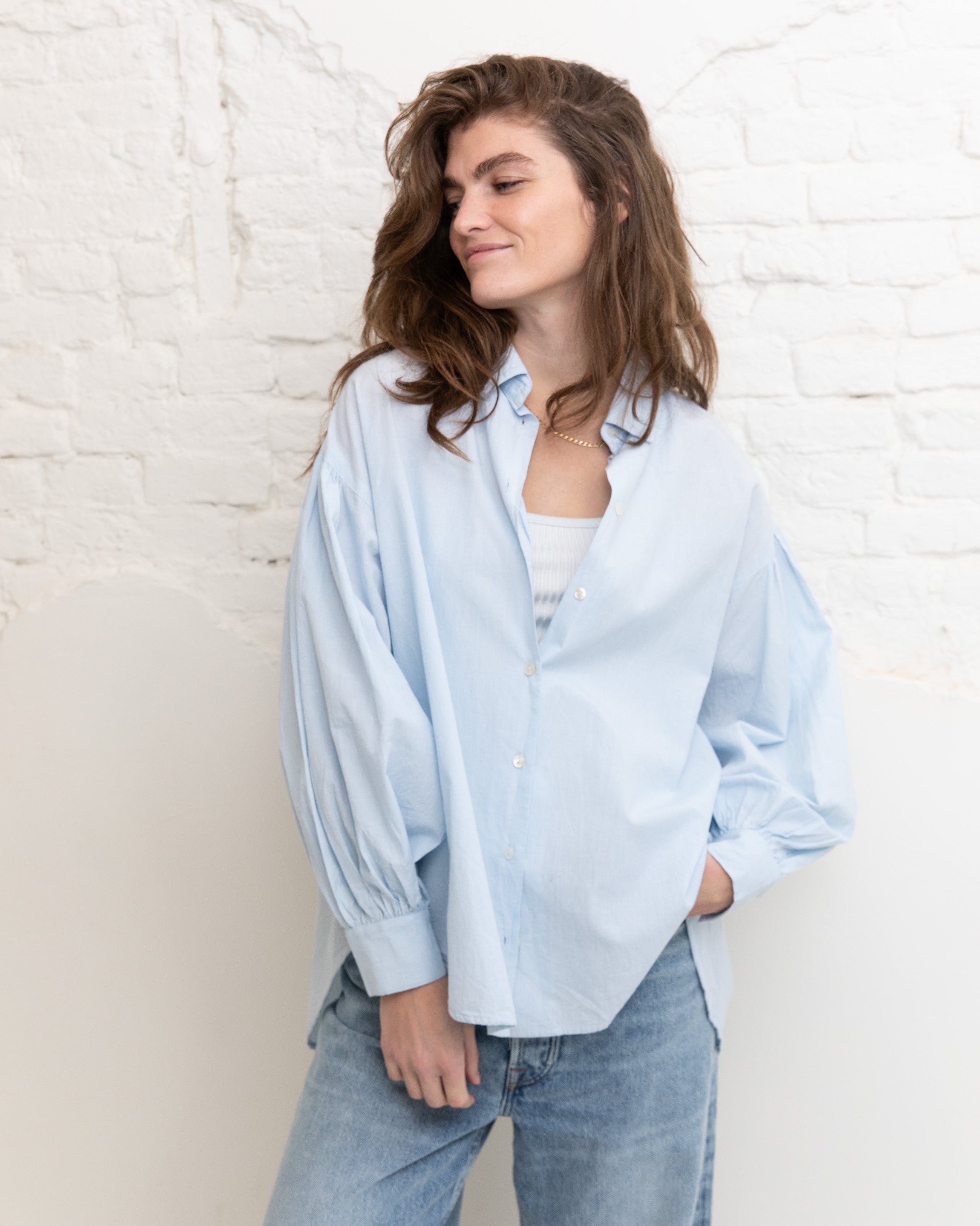 Sarah blouse - Light blue