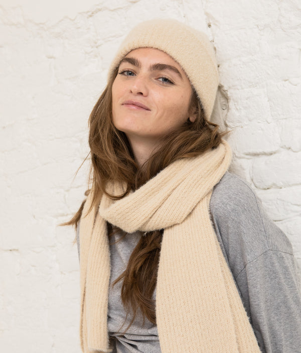 Vanne beanie - Light sand