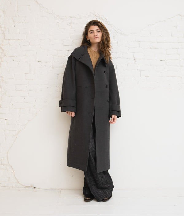 Sogani coat - Volcanic ash