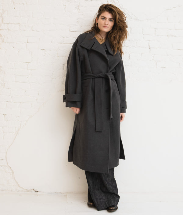 Sogani coat - Volcanic ash