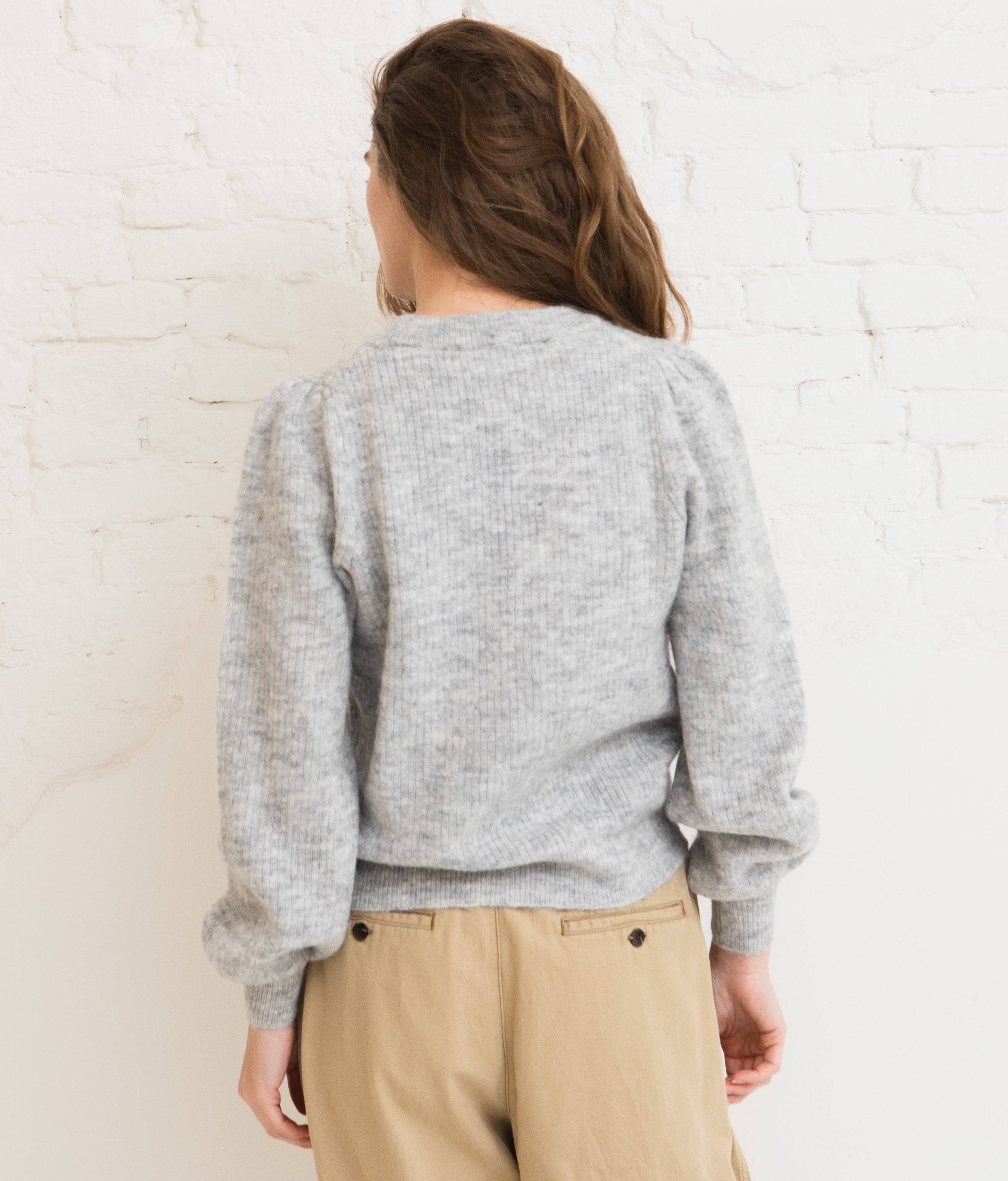 Lulu knit - Light grey melange