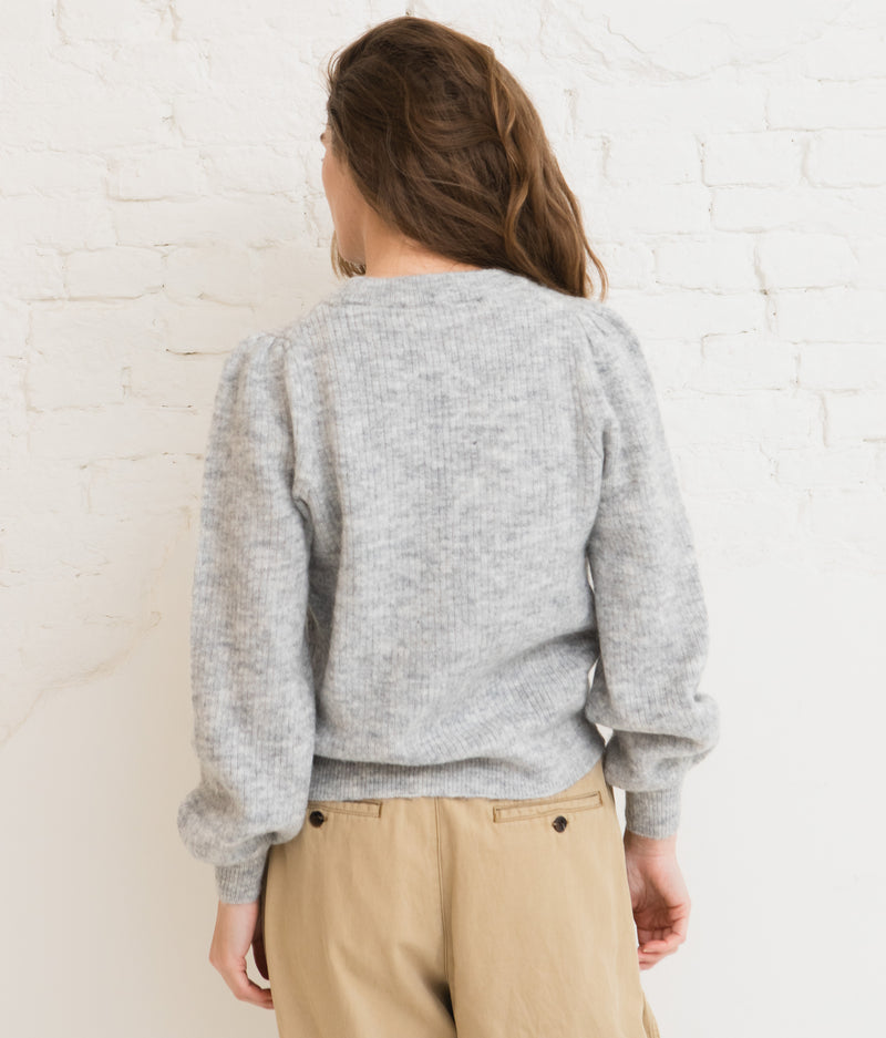 Lulu knit - Light Grey Melange