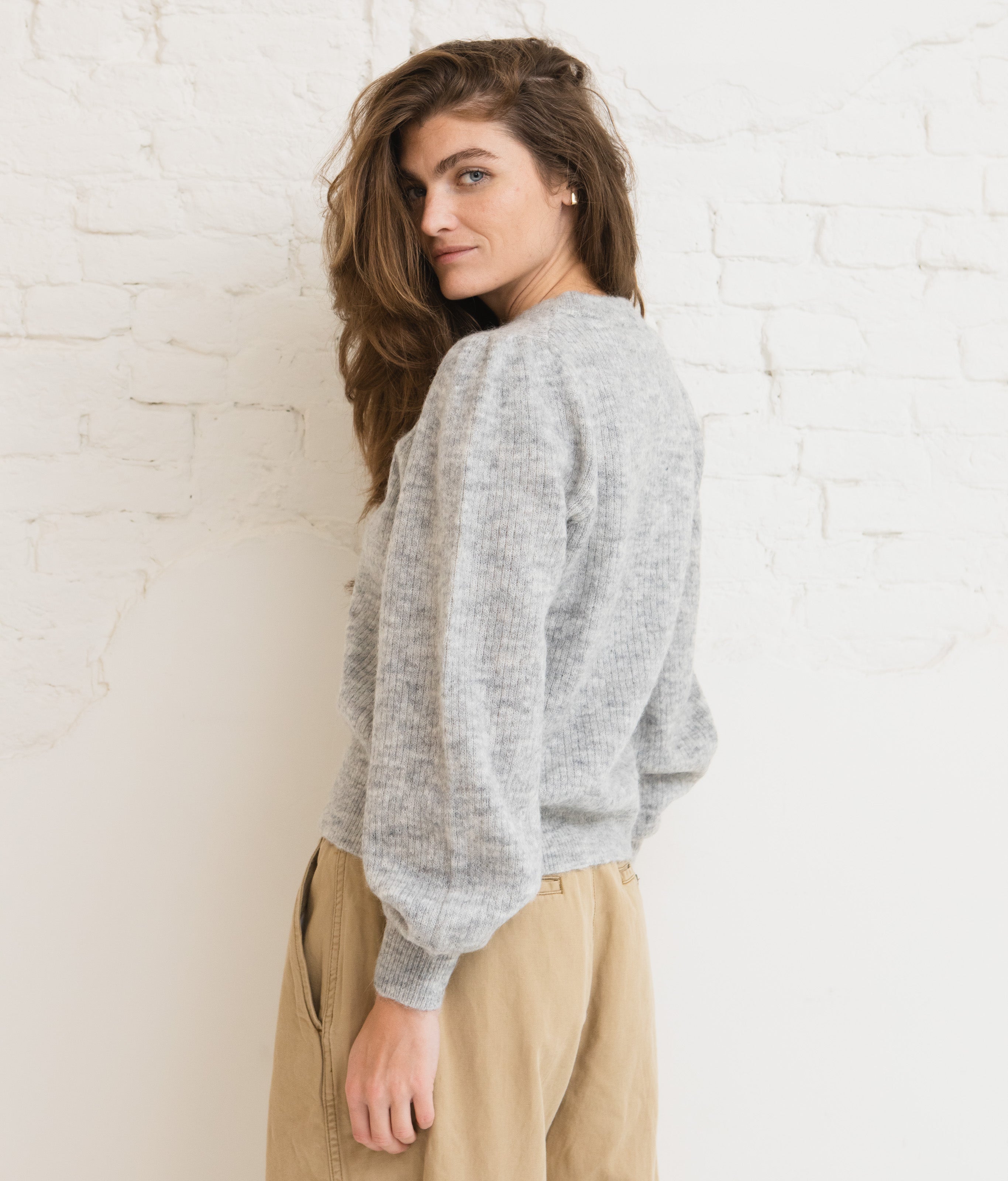 Lulu knit - Light grey melange