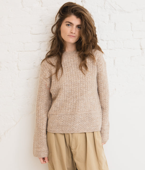 Alva knit - Irish cream