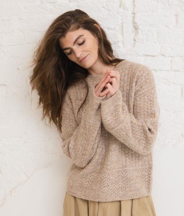 Alva knit - Irish cream