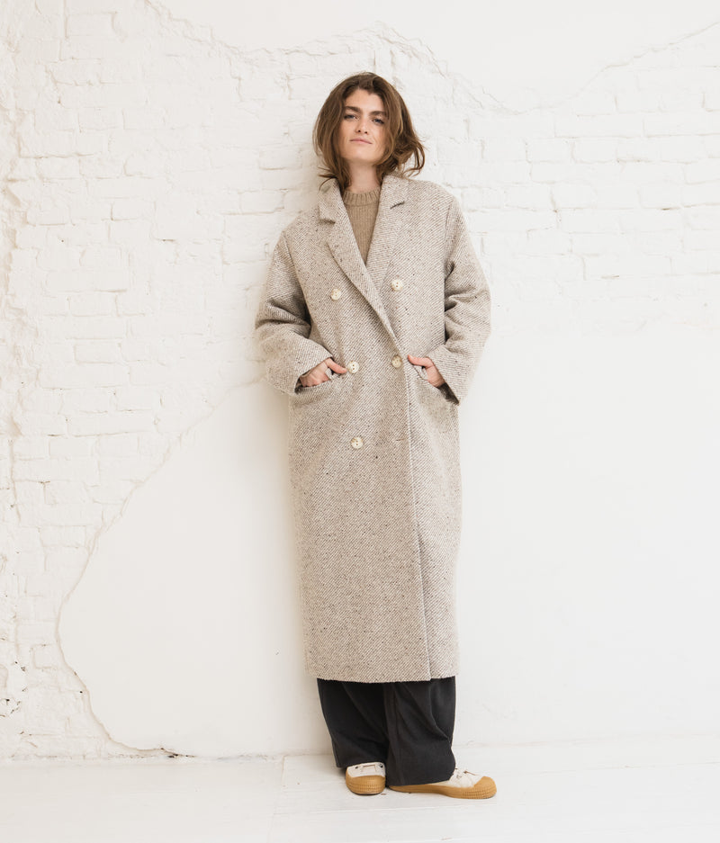 Marcy coat - Beige melange