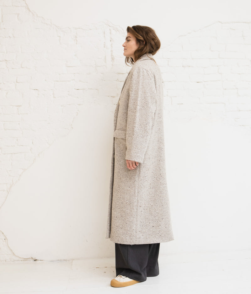 Marcy coat - Beige melange