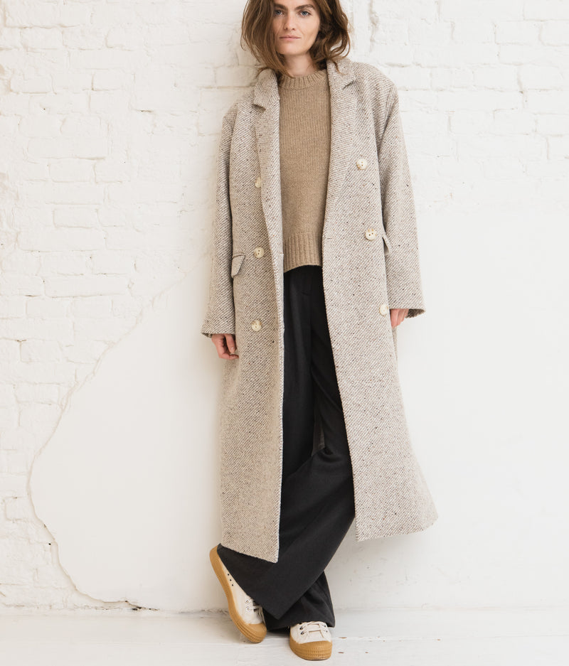 Marcy coat - Beige melange