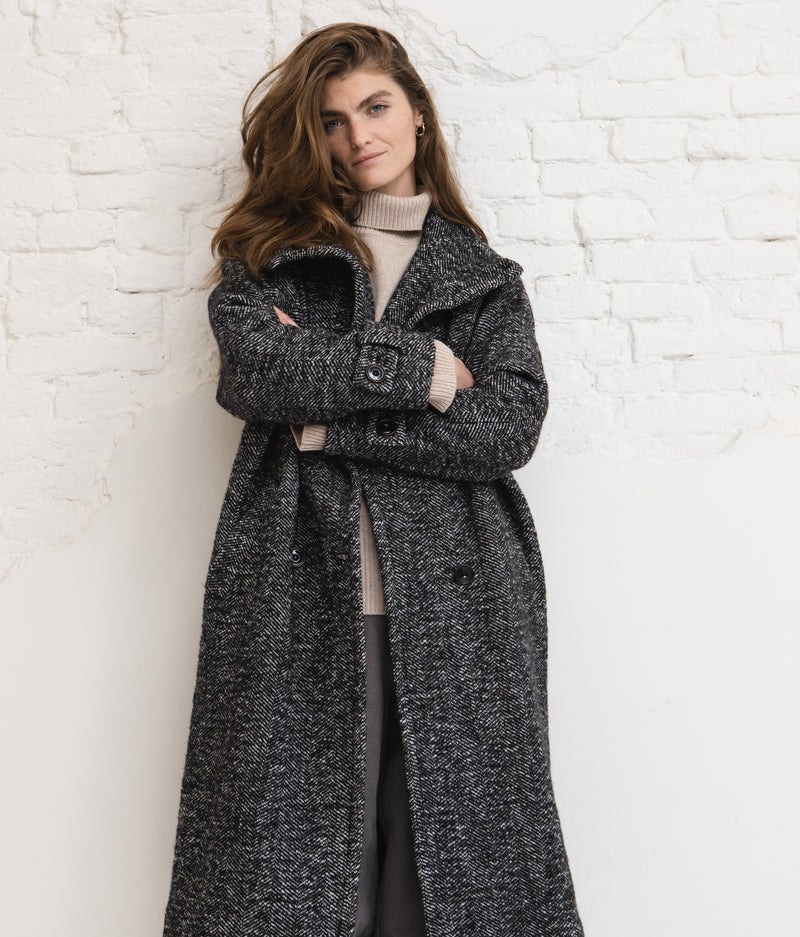 Bleecker street coat - Whiblack