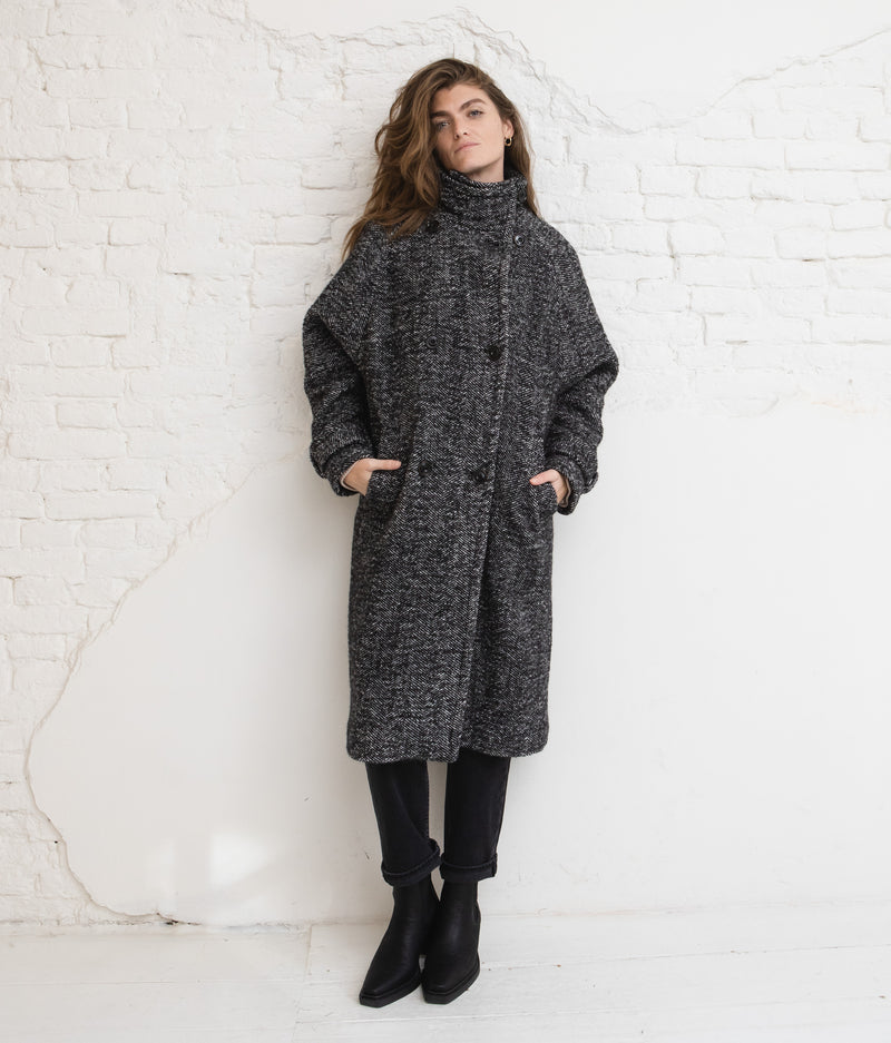 Bleecker street coat - Whiblack