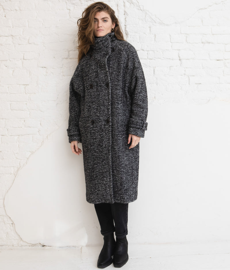 Bleecker street coat - Whiblack