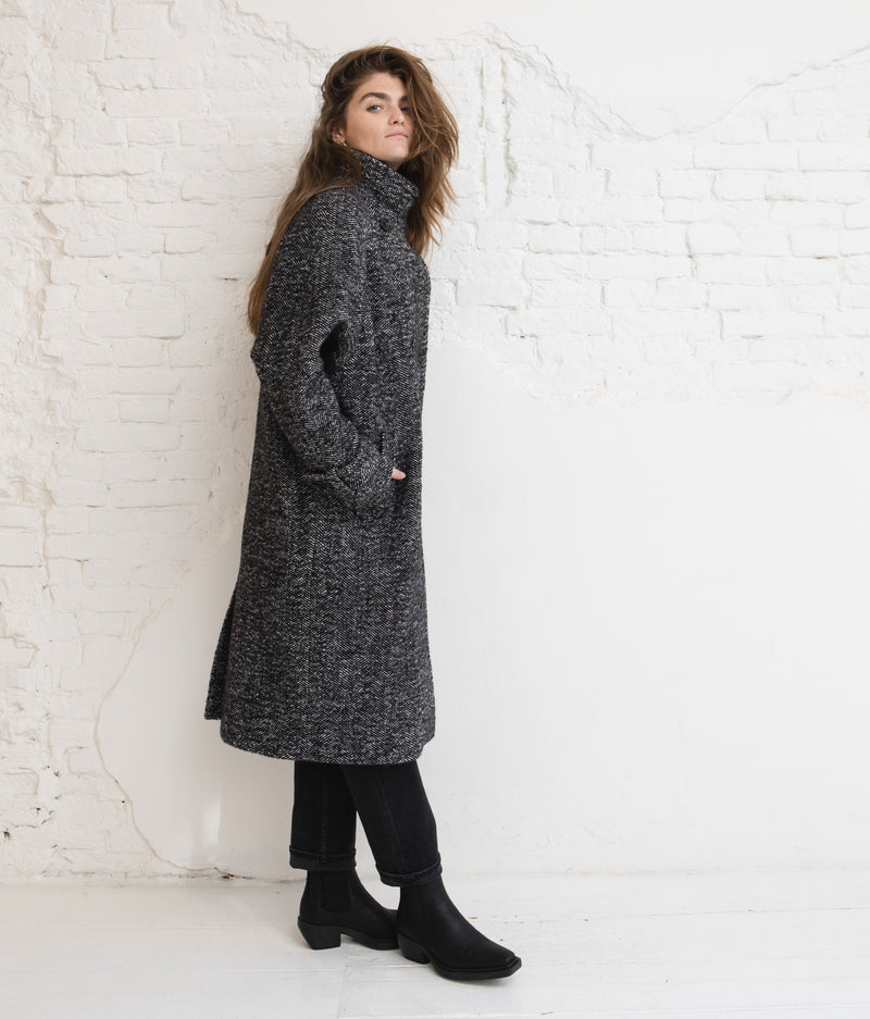 Bleecker street coat - Whiblack