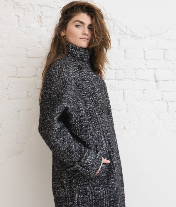 Bleecker street coat - Whiblack