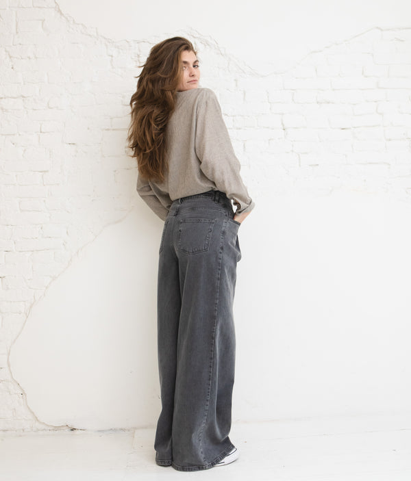 Olivia jeans - Grey denim