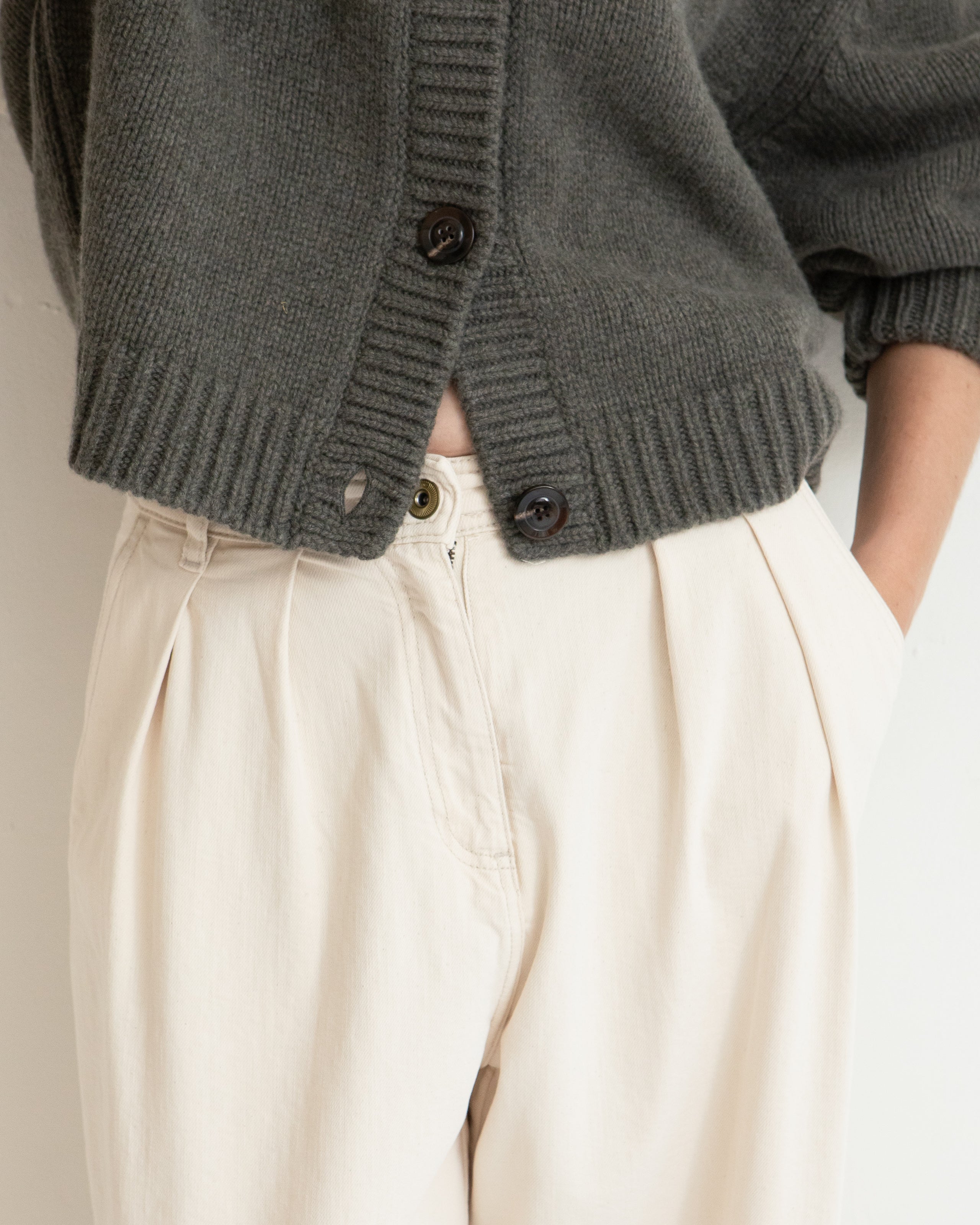 Leonard cardigan - Gris chine