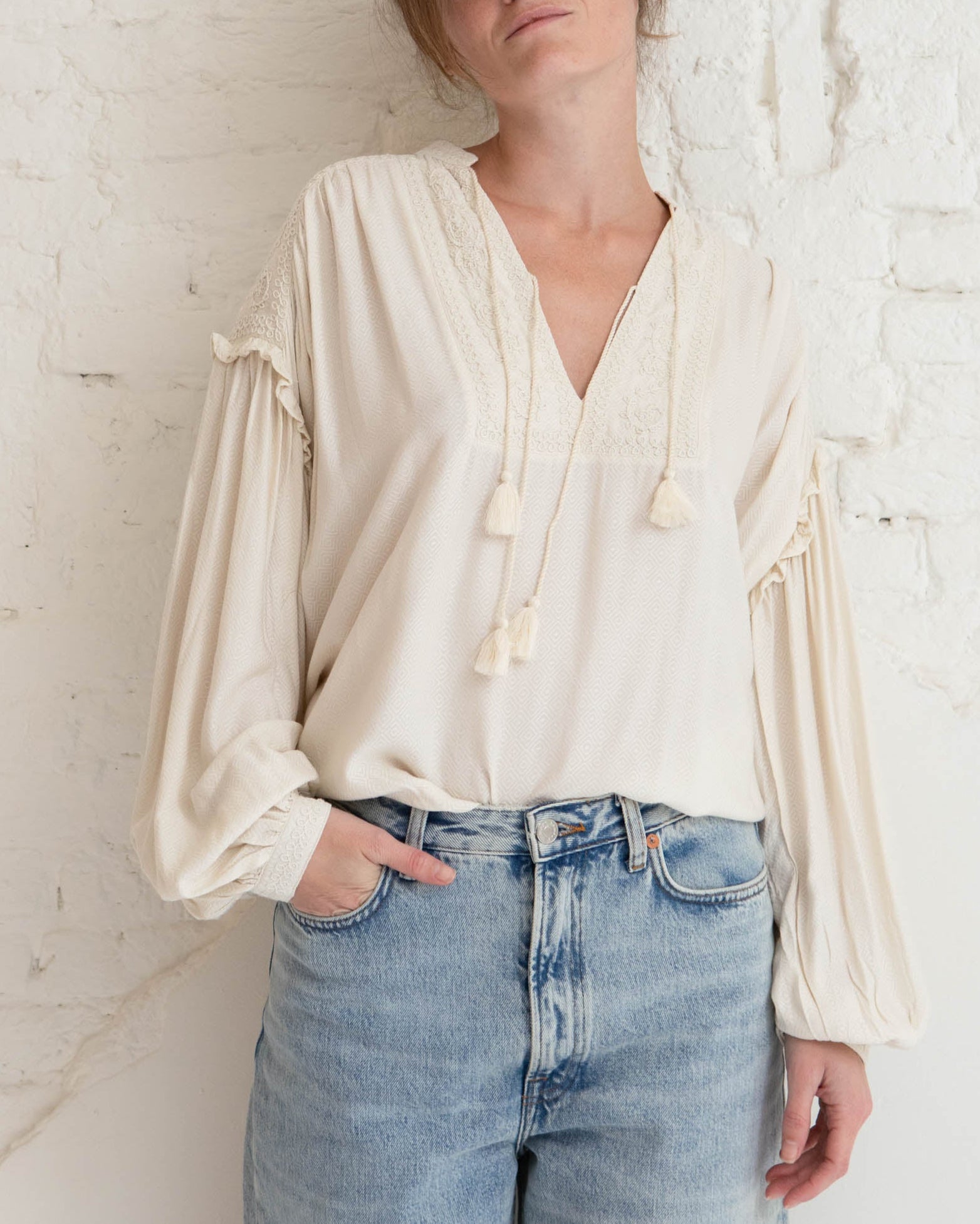Vega blouse - Soft ecru