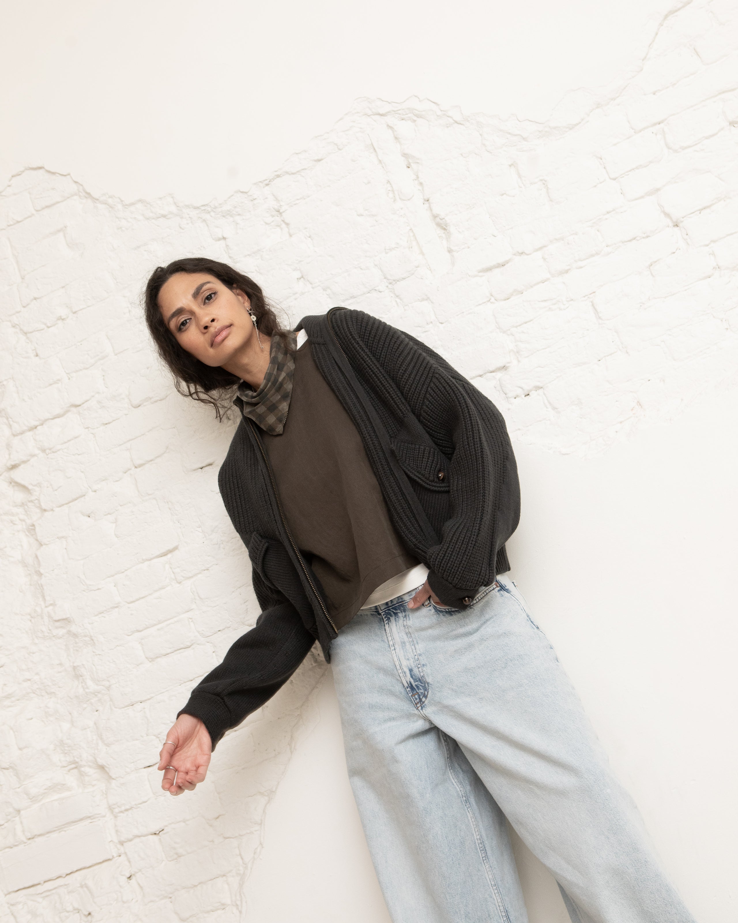 Mayken cardigan - Cypres