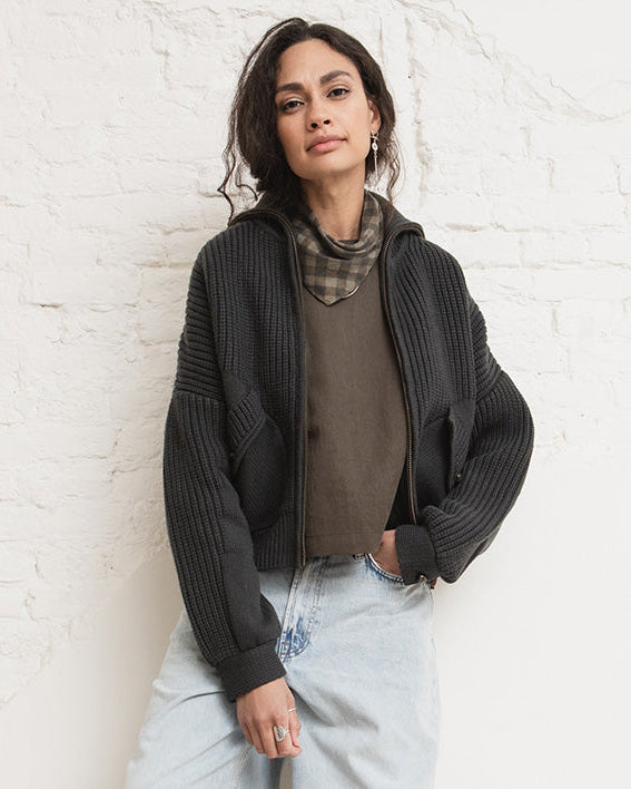 Mayken cardigan - Cypres