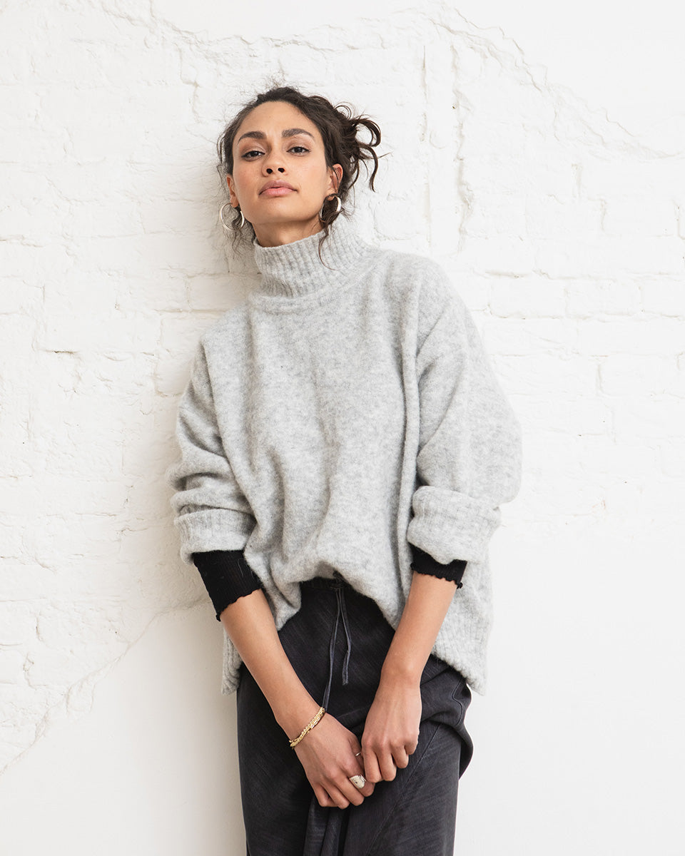 Vitow knit - Light grey melange