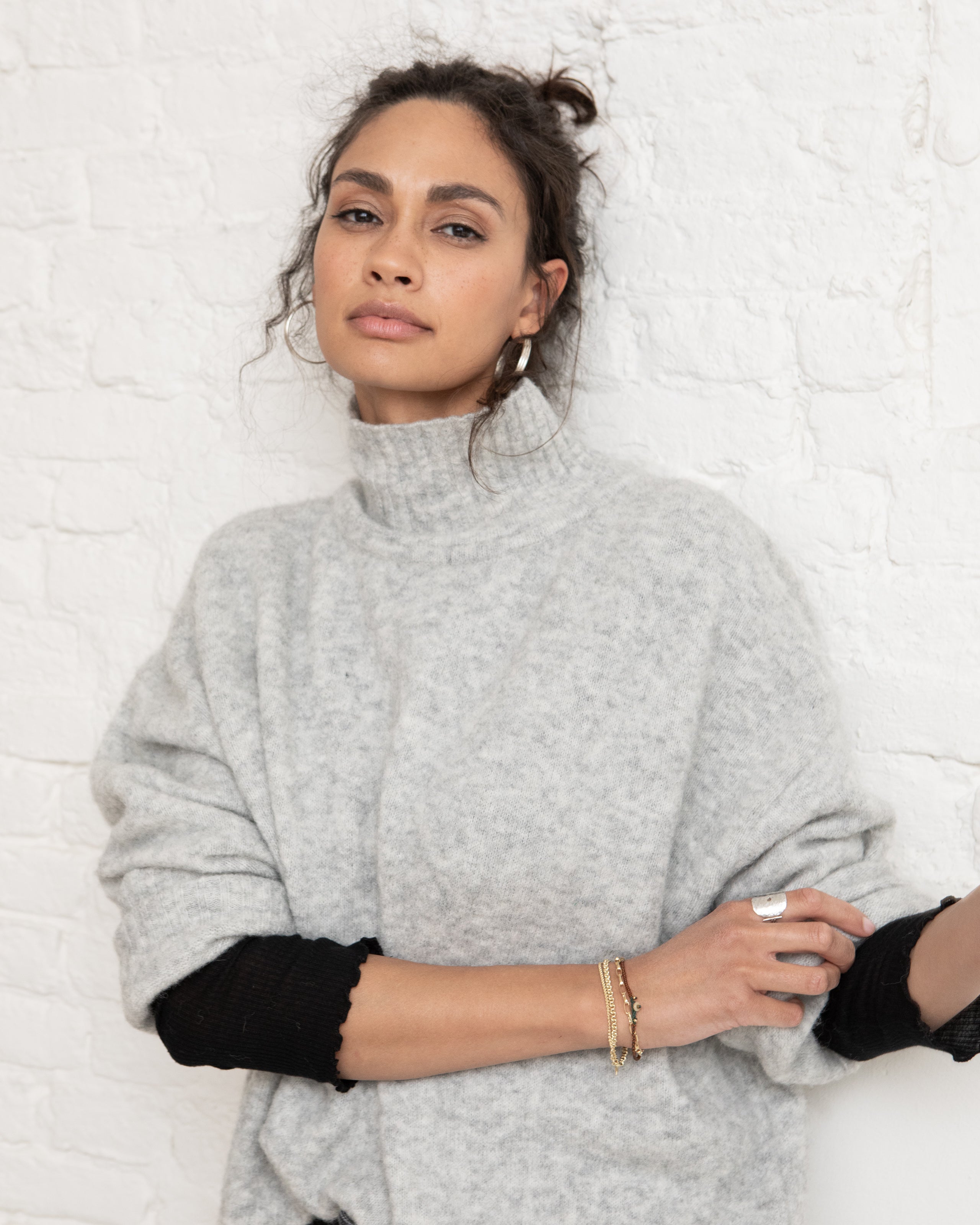 Vitow knit - Light grey melange