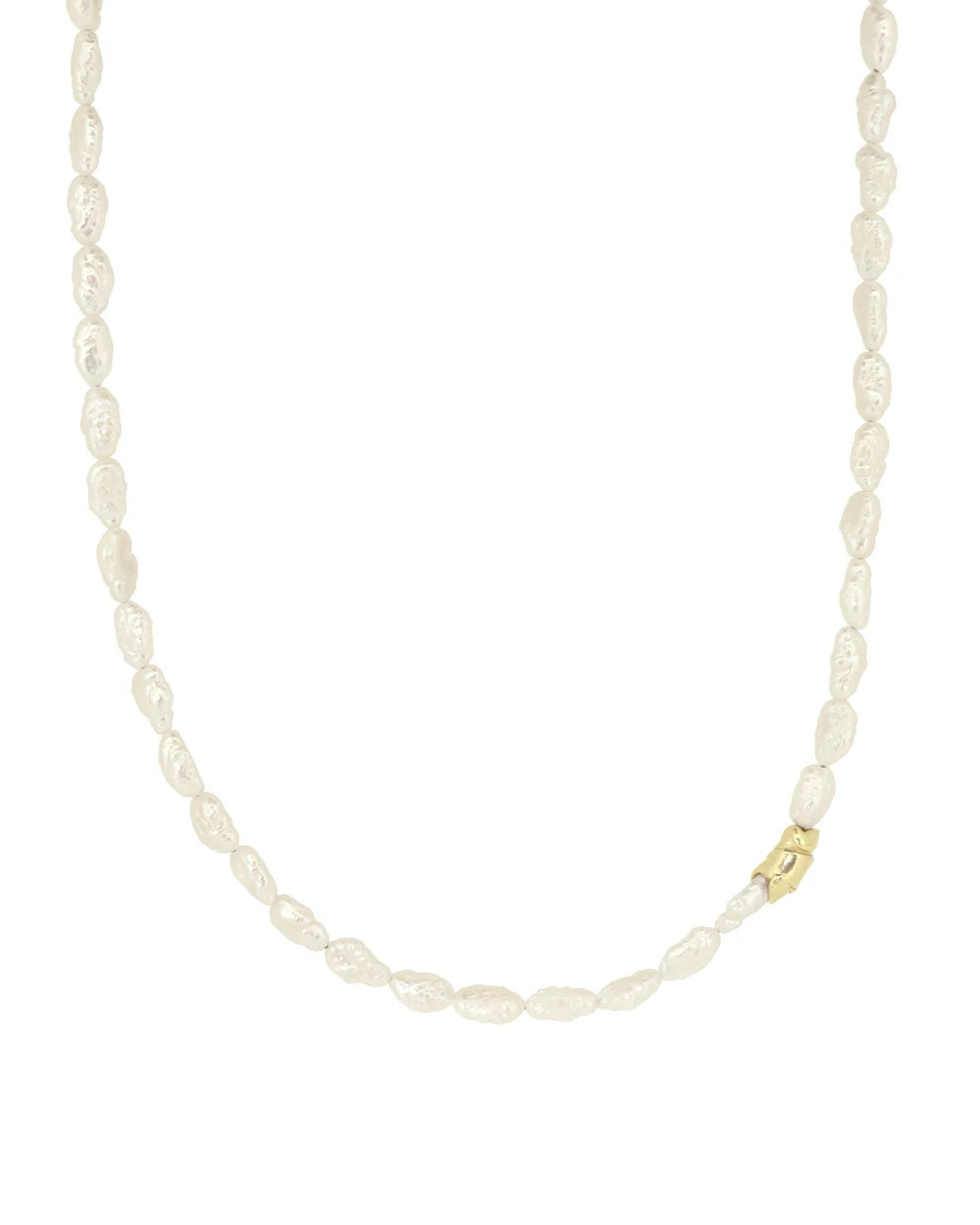 Clear necklace - Gold