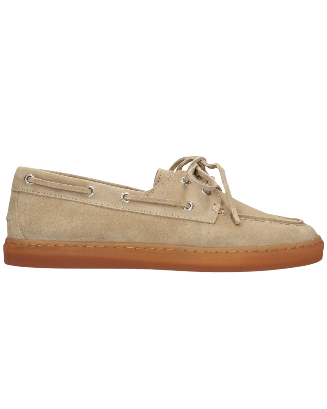 Suede boat shoes - Sand
