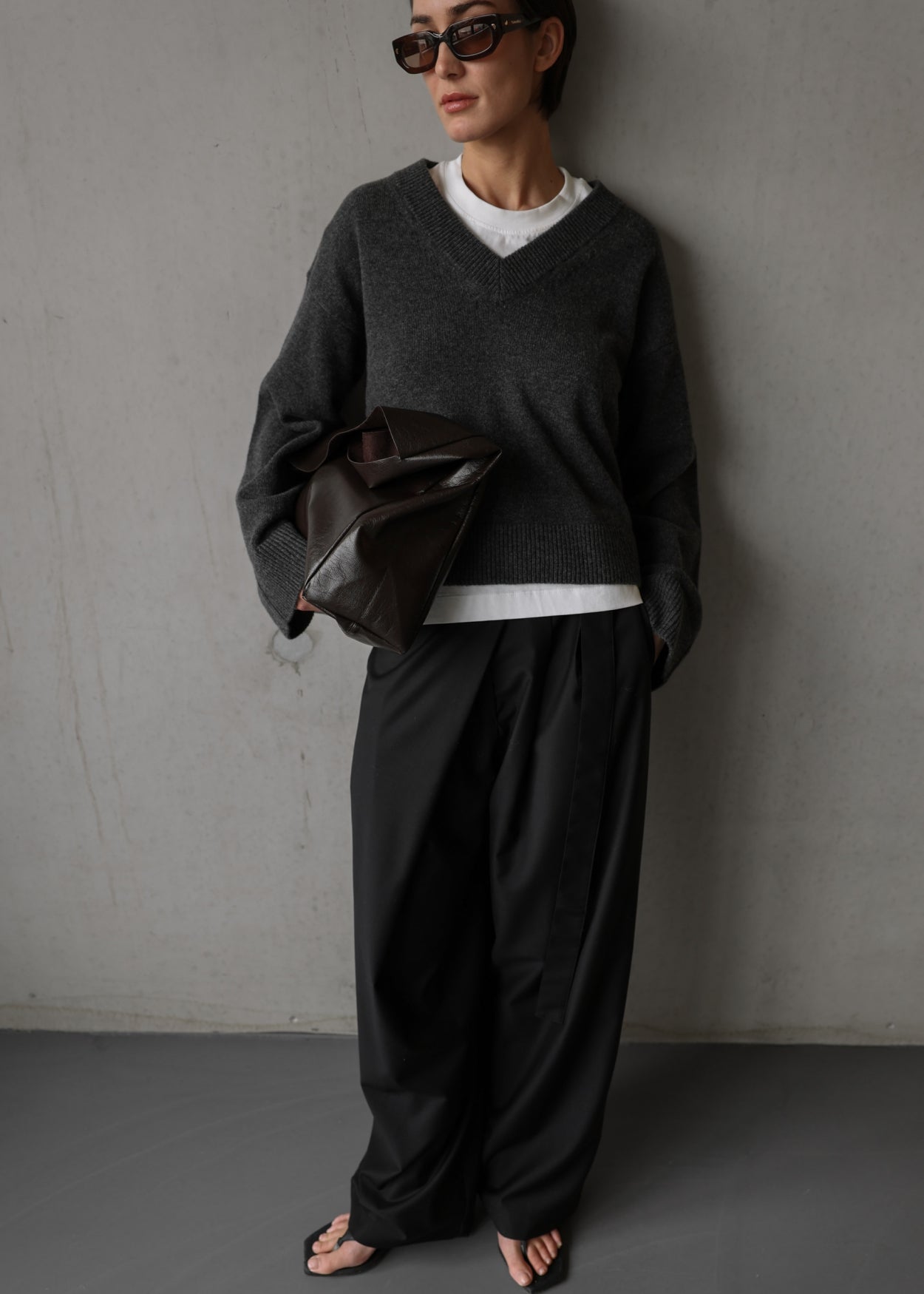 Lowen knit - Grey melange