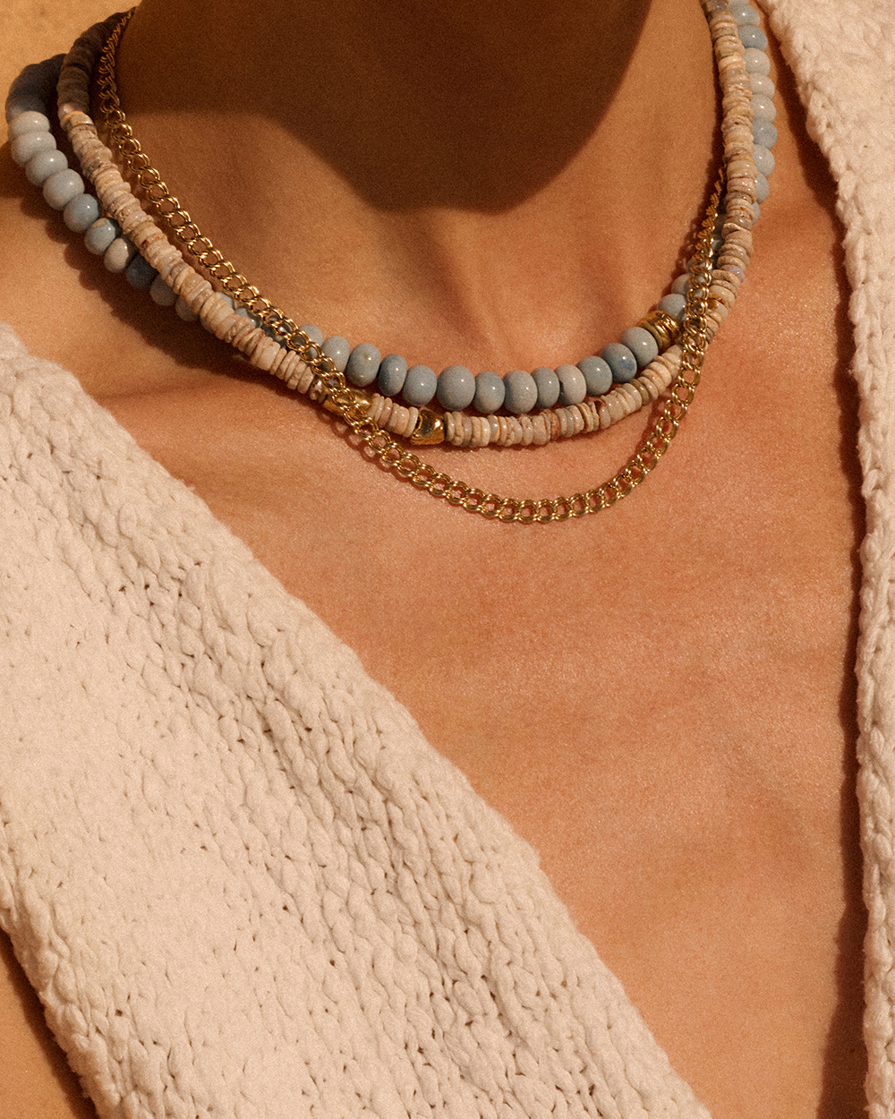 Golden sands necklace - Gold