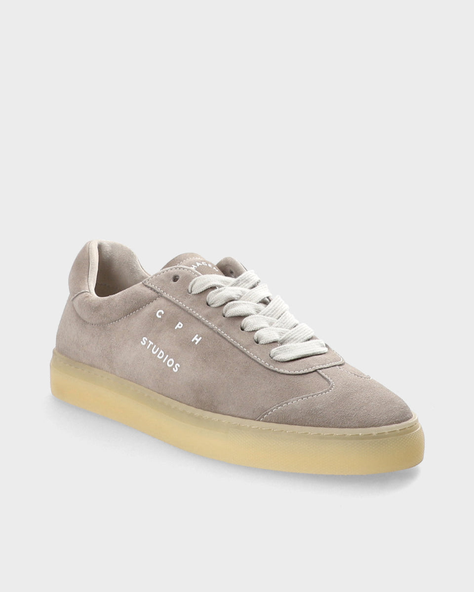 Suede sneakers - Light stone