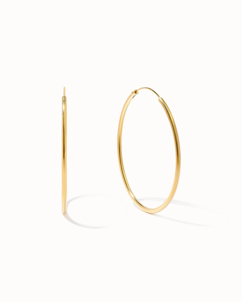 Holly hoops earrings - Gold
