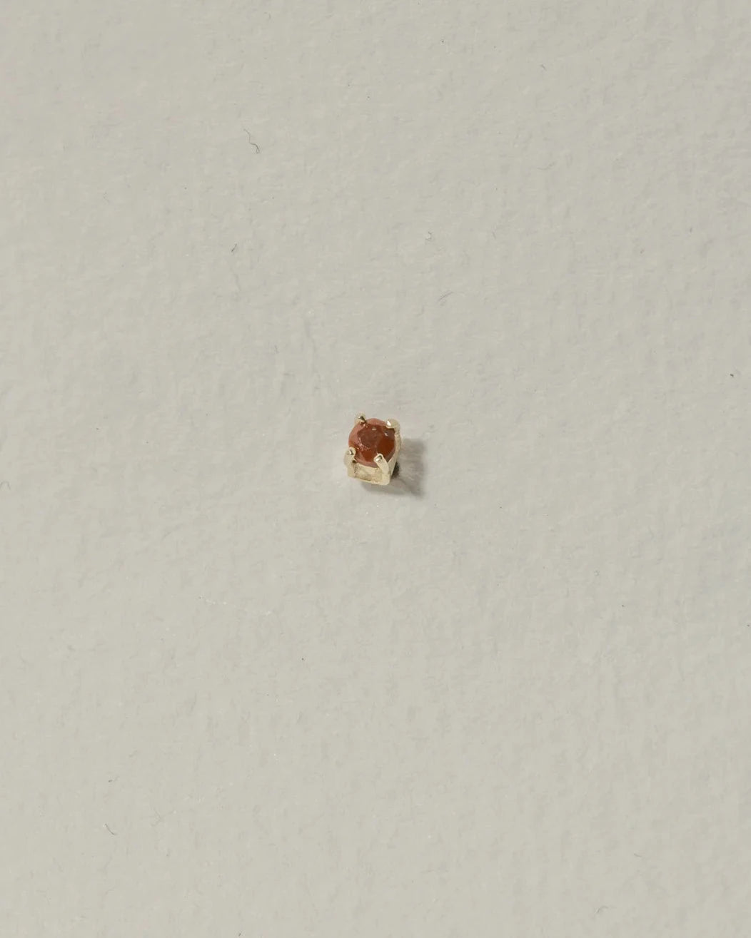 Everyday red jasper earring - Gold