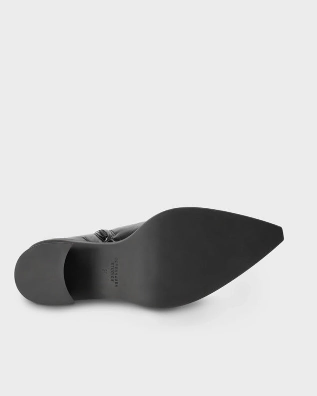 Leather heels - Black