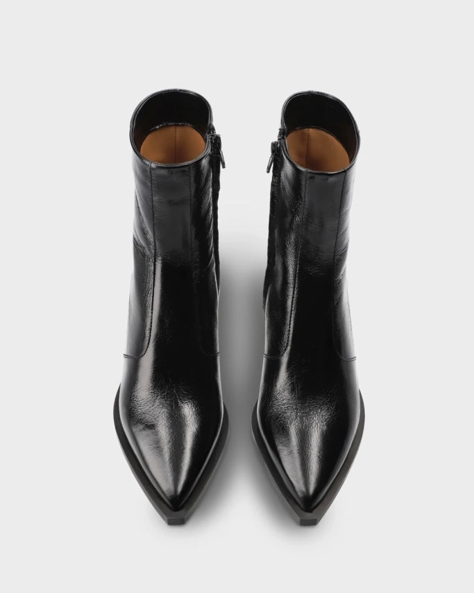 Leather heels - Black