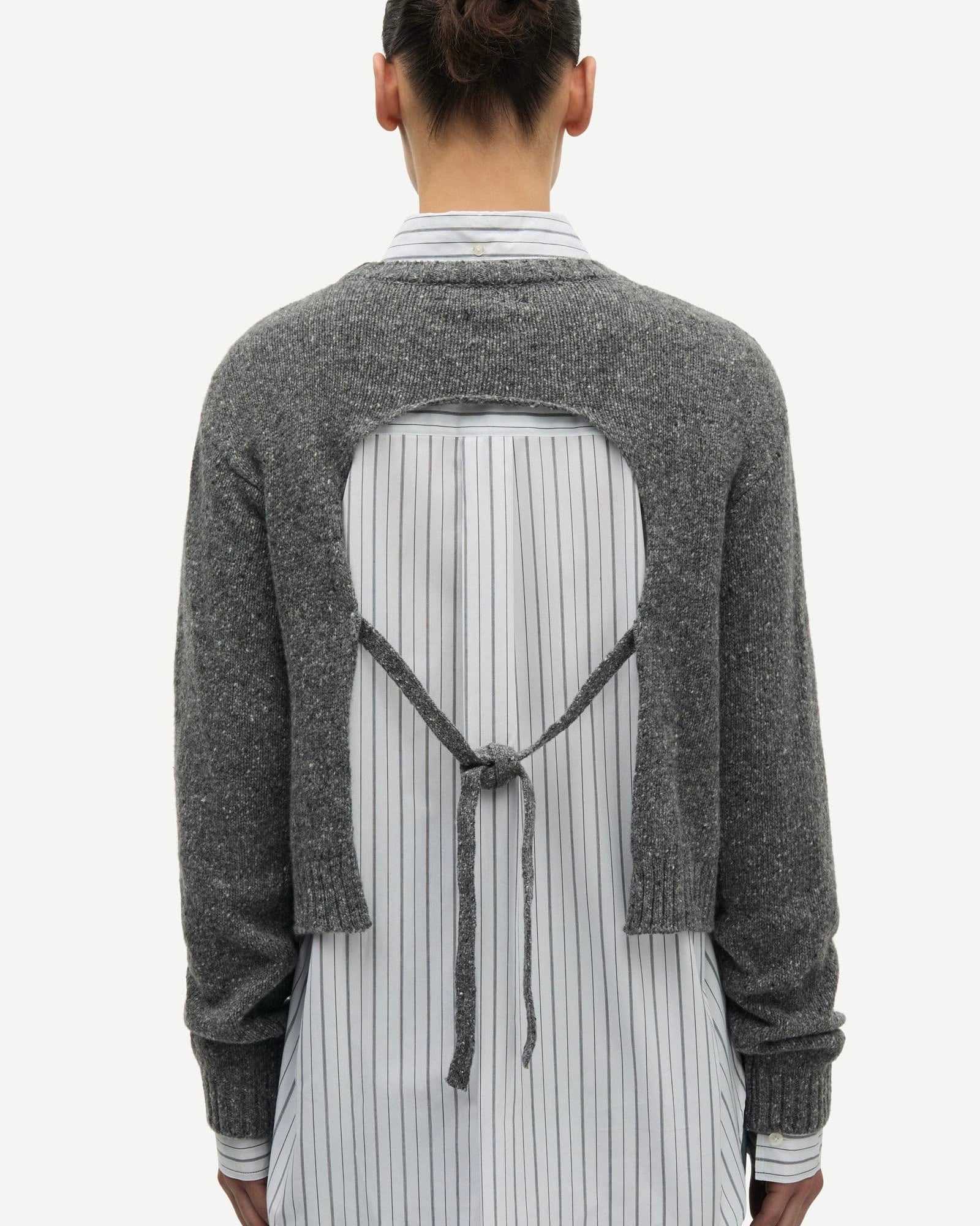 Salois knit - Dark grey melange