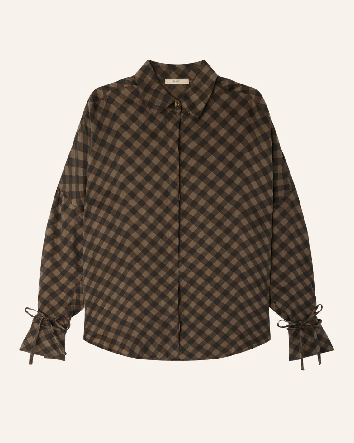 Armanchecks blouse - Moss mood