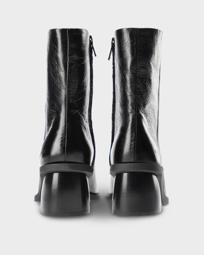 Leather heels - Black