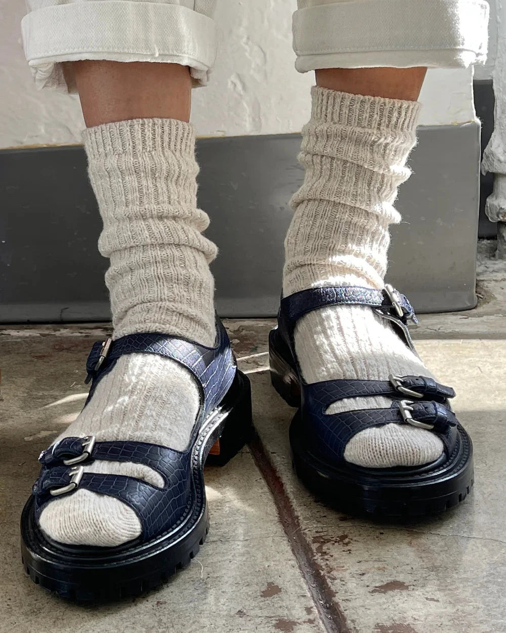 Cottage socks - Oatmeal