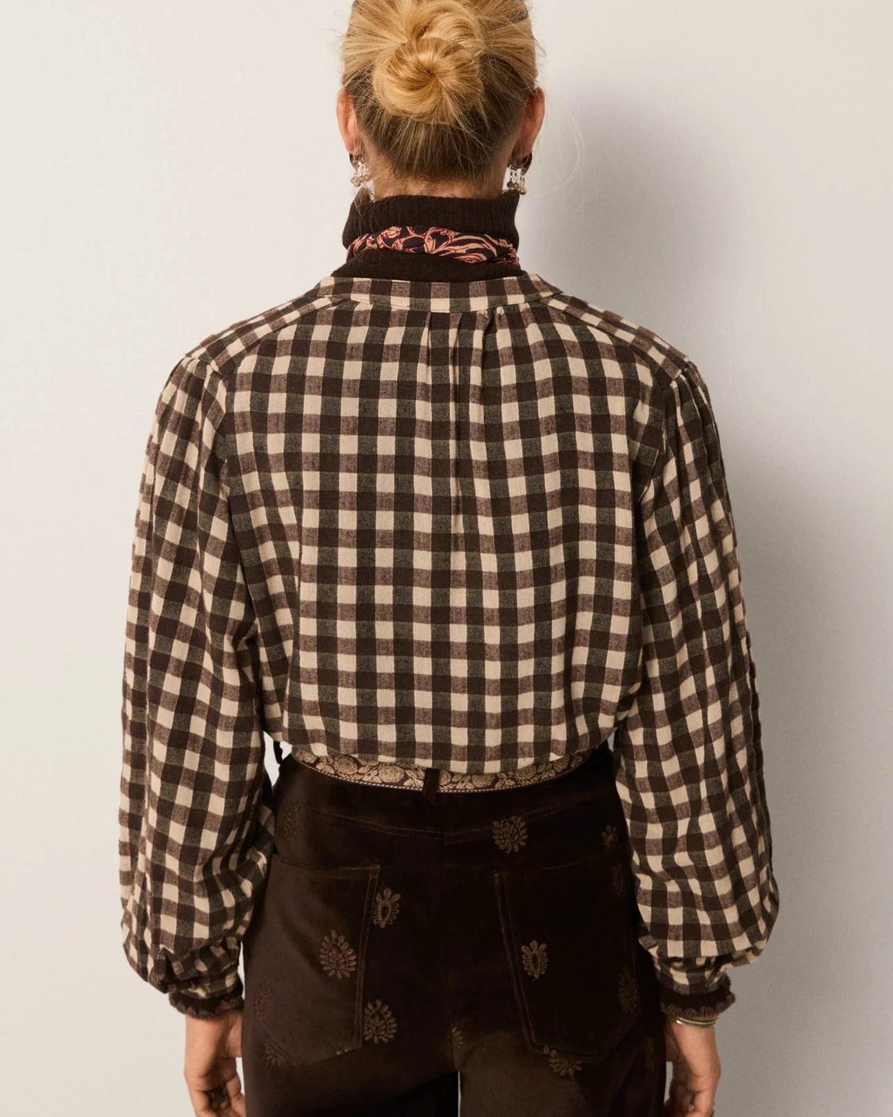 Rebecca blouse - Chocolat