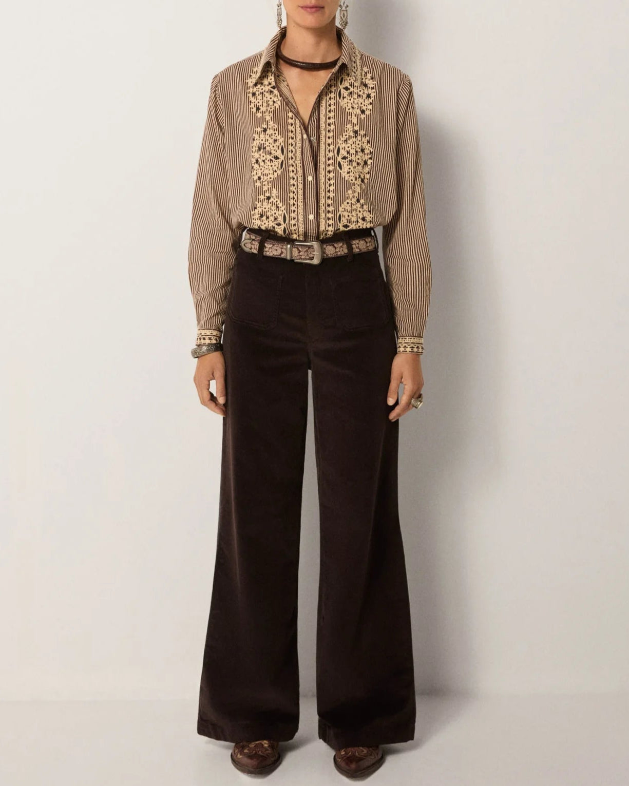 Bebo blouse - Tobbaco