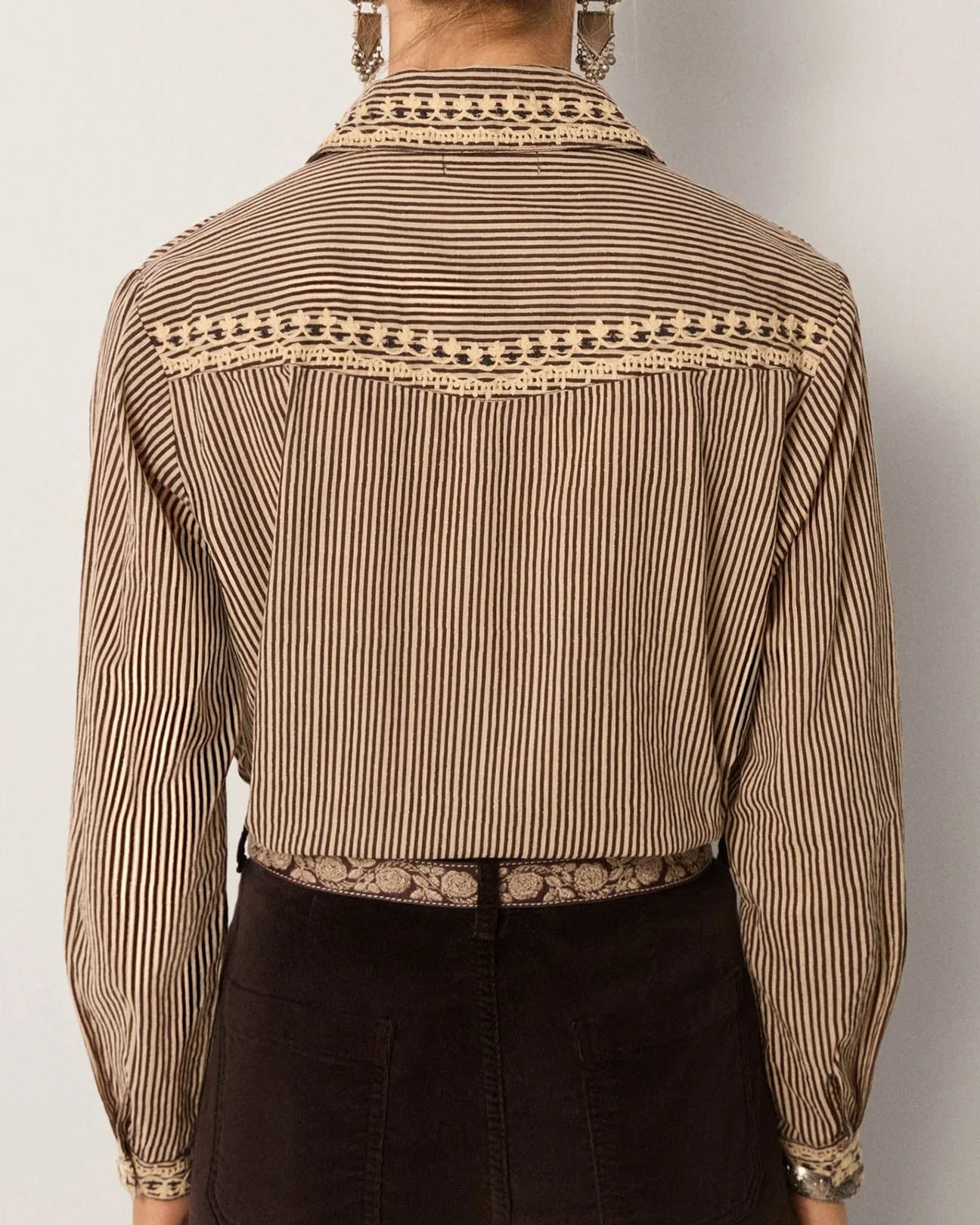 Bebo blouse - Tobbaco