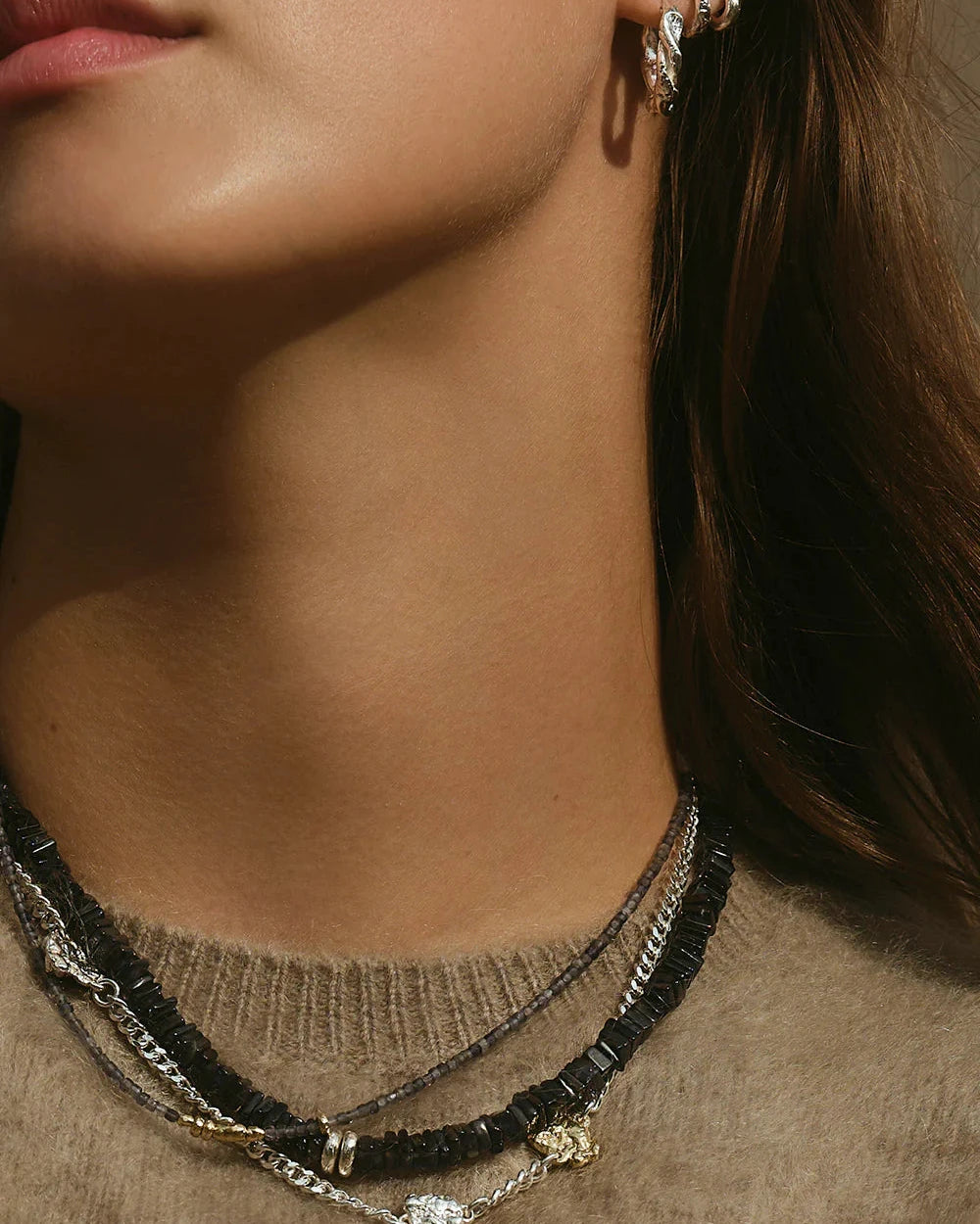 Cloud necklace - Gold