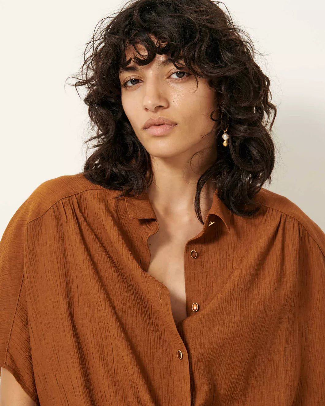 Alfassa blouse - Caramel