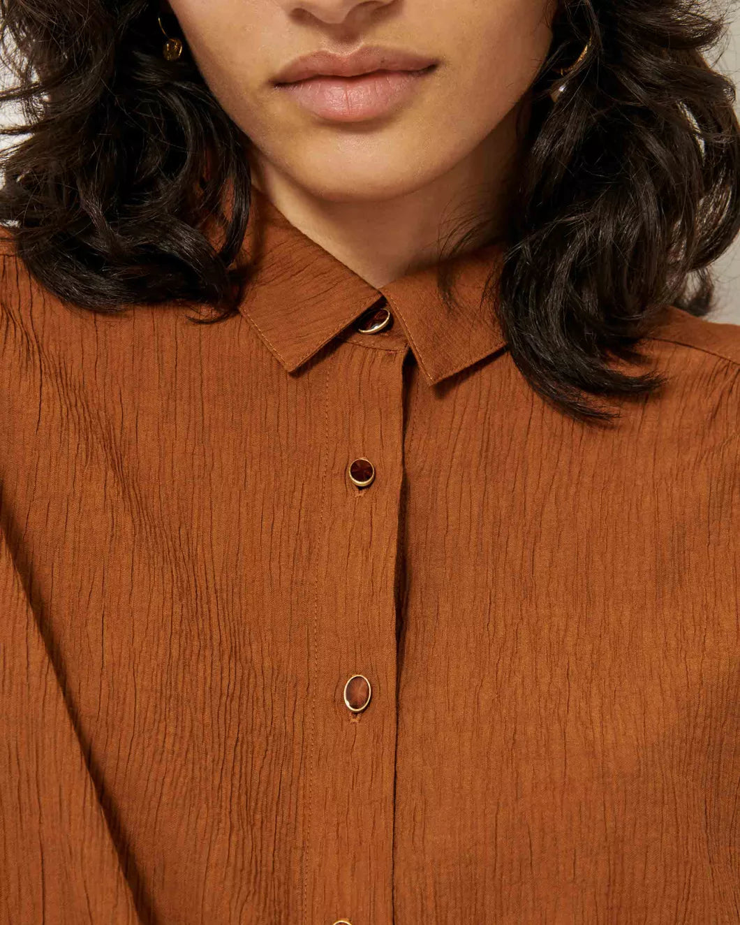 Alfassa blouse - Caramel