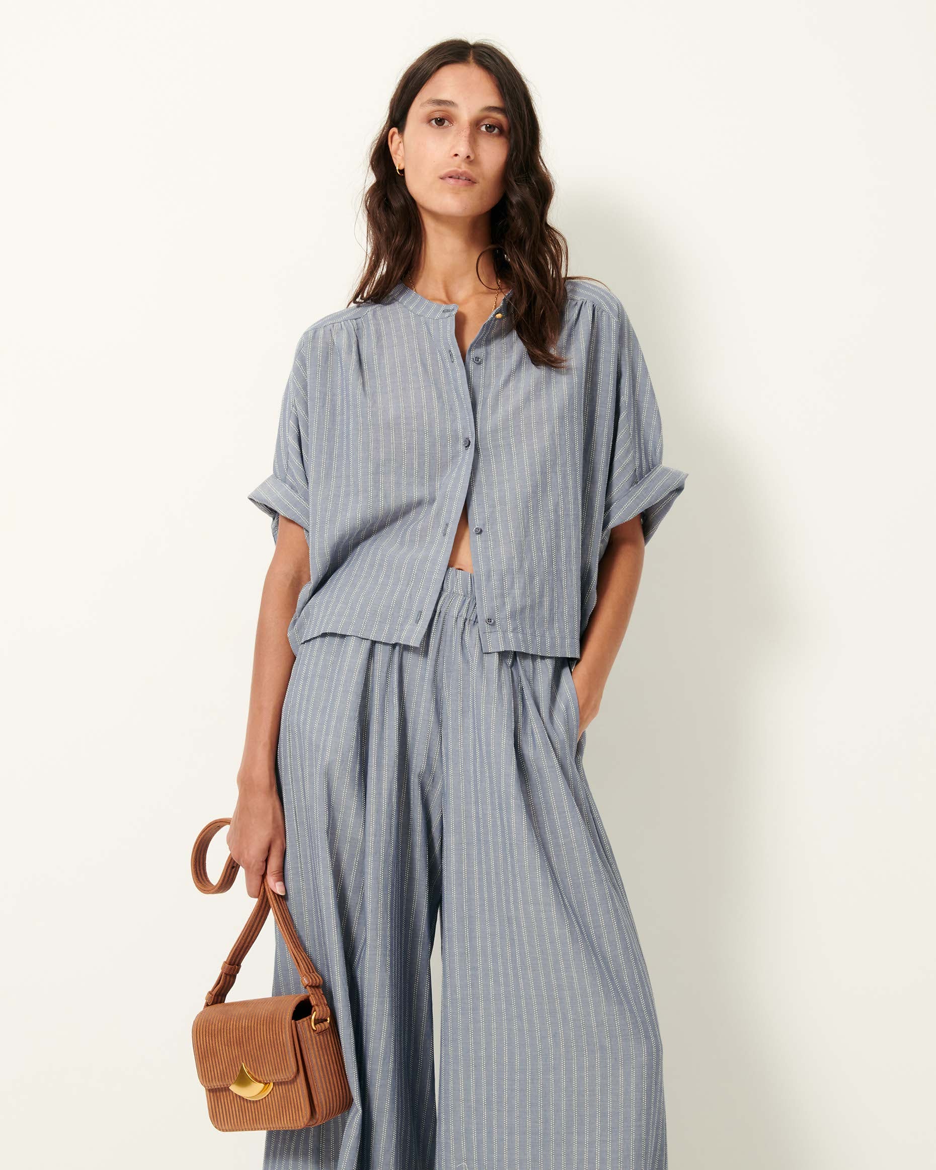 Isla minima trousers - Chambray blue