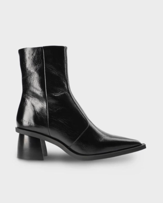 Leather heels - Black