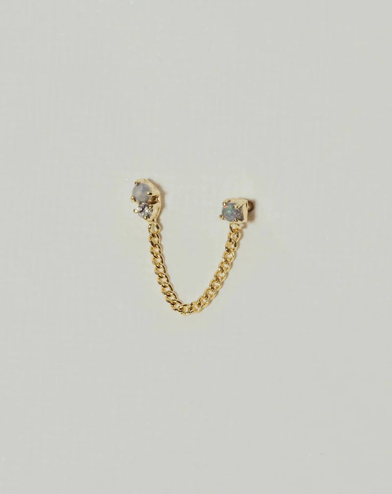 Stay the night earring - Gold