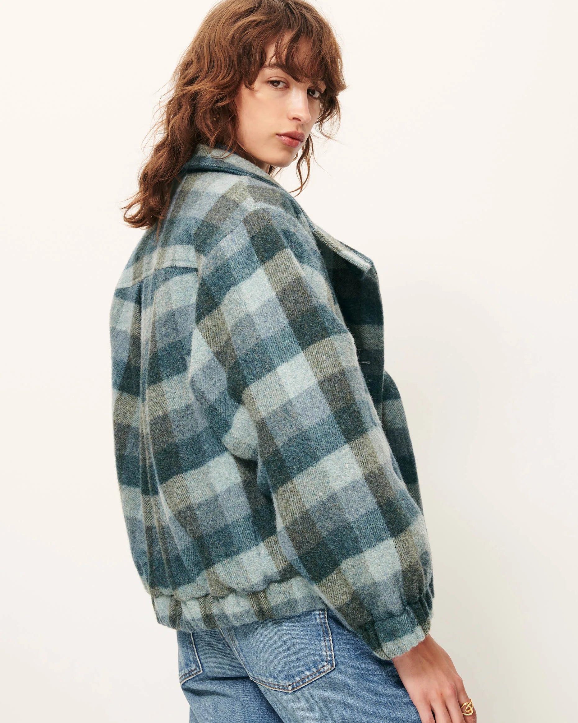 Harlow coat - Smocky blue