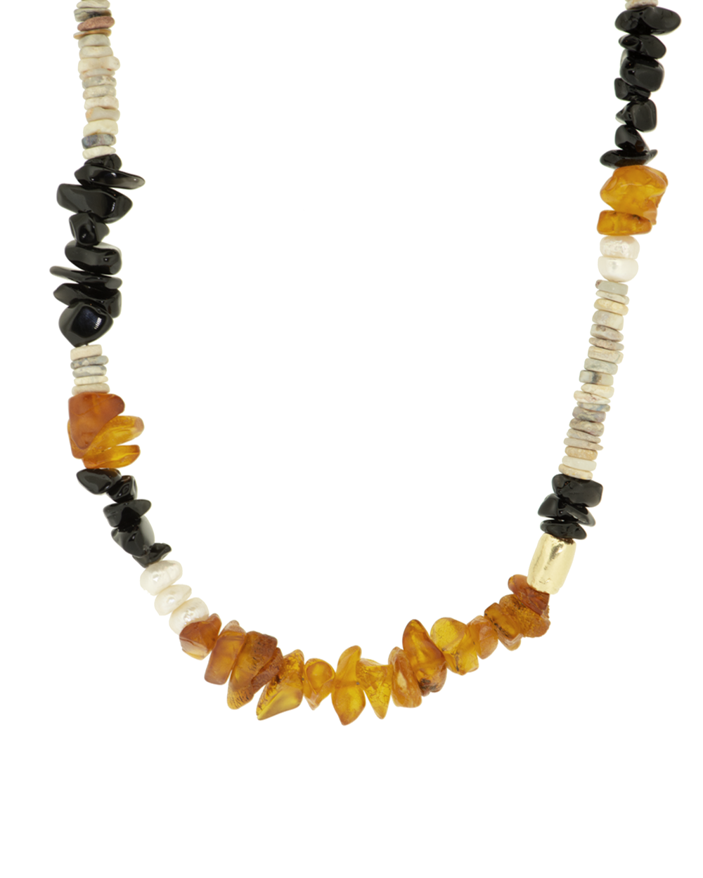 Evening sun necklace - Gold